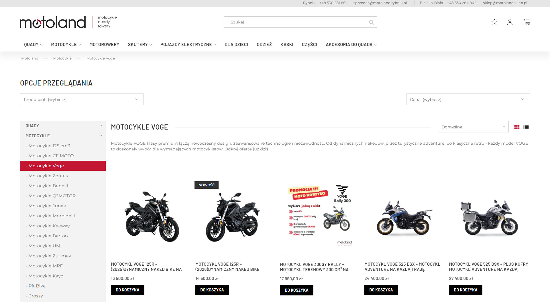 Motocykle Voge - nowa jakość w segmencie średnich pojemności. Co wyróżnia tę markę na tle konkurencji?