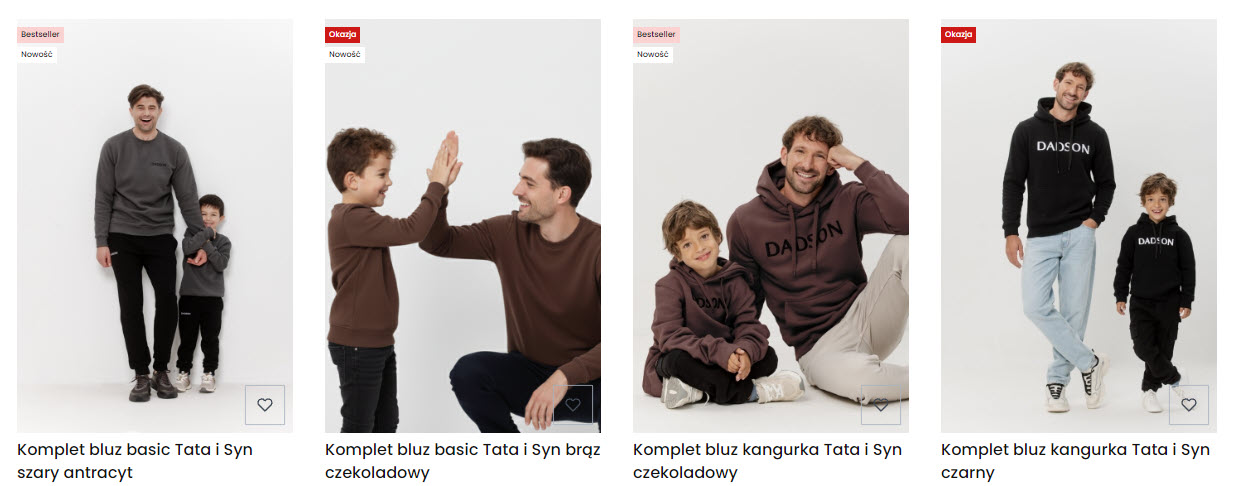 Bluzy dla taty i syna: kangurki vs. klasyczne - co wybrać?