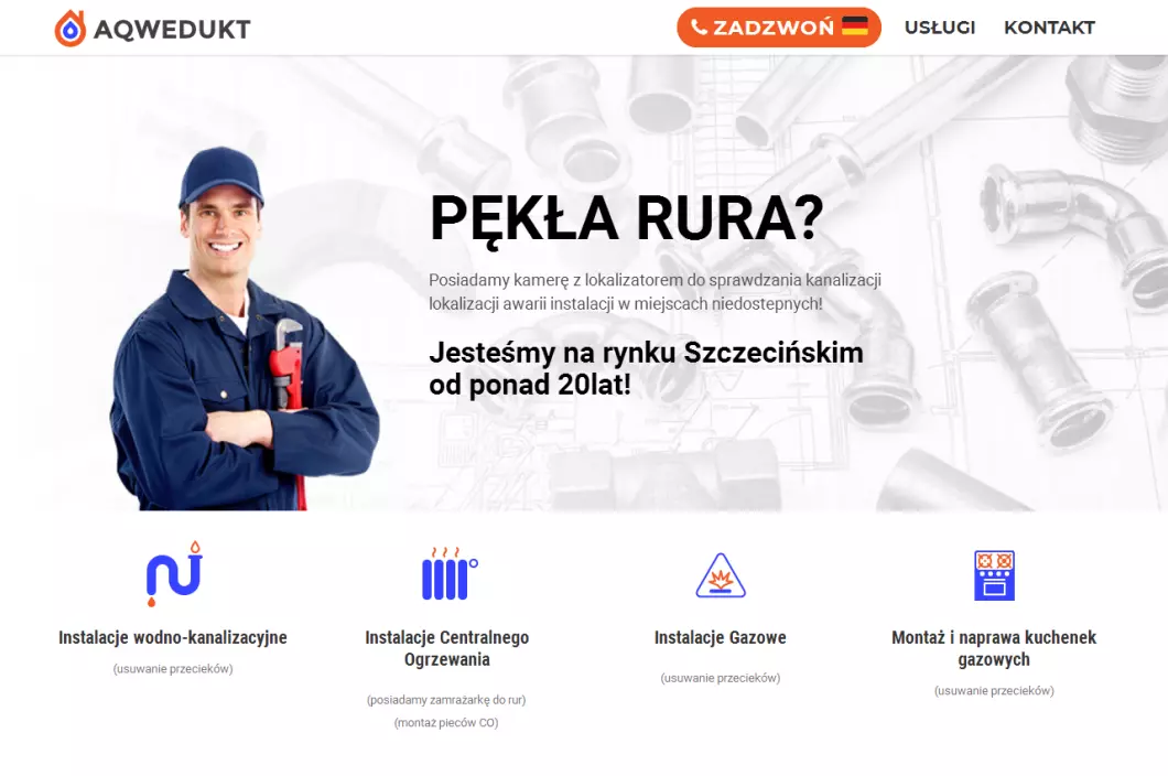Zrzut ekranu strony
